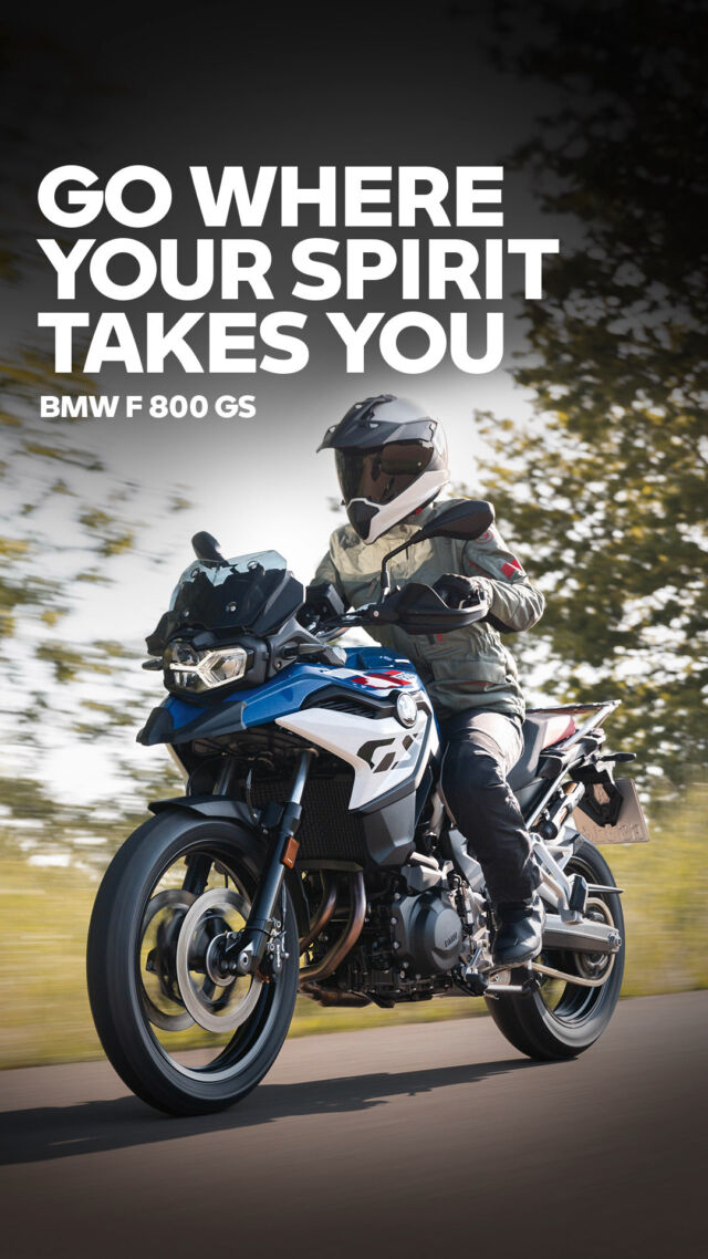 Road or trail? You decide with the BMW F 800 GS. With added power, TFT Display and Connectivity, and available eCall, this multi-purpose bike is built for short adventures. 🏍️ 
#BMWMotorradUSA #MakeLifeARide #SpiritofGS #NorCalBMWMotorrad